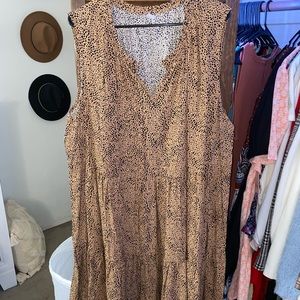 Old Navy Spotted Leopard Print Dress